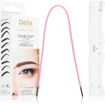 Delia Cosmetics Eyebrow Expert Eyebrow Stencils șabloane pentru sprâncene