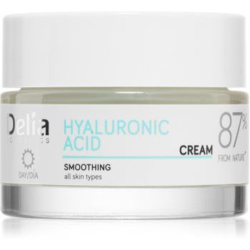 Delia Cosmetics Hyaluronic Acid crema pentru piele cu efect hidratant si matifiant cu acid hialuronic