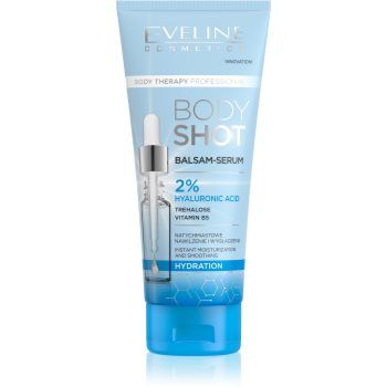 Eveline Cosmetics Body Shot 2% Hyaluronic Acid balsam profund hidratant pentru piele uscata