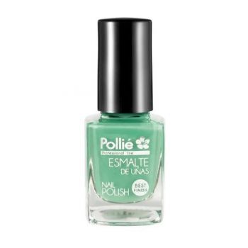 Lac de unghii colorat Verde Smarald Nail Polish Pollie, oja clasica, 12 ml