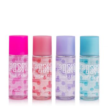 Pink mini body mist set 300 ml