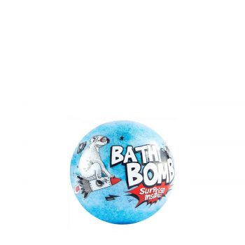 Blue bath ball with surprises 120 gr