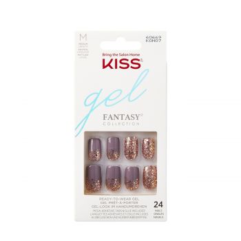 Gel fantasy glitter krush hour medium squoval