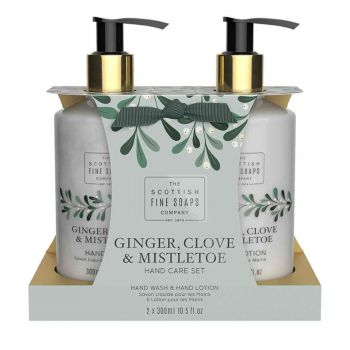 Ginger, clove & mistletoe hand care set 600 ml