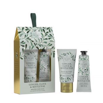 Ginger, clove & mistletoe skincare care duo set  60 ml