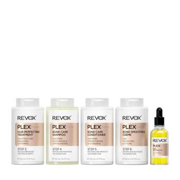 Hair rebuilding - 5 steps system set for salon & home 1070 ml