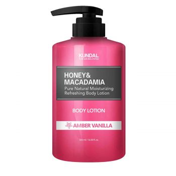 Honey & macadamia body lotion - amber vanilla 500 ml