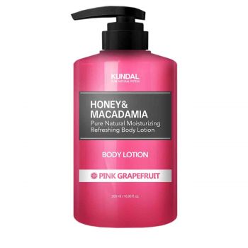 Honey & macadamia body lotion - pink grapefruit 500 ml