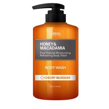 Honey & macadamia body wash - cherry blossom 500 ml