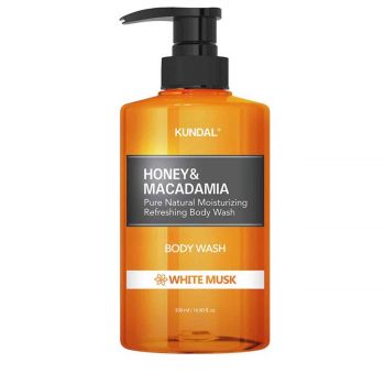 Honey & macadamia body wash - white musk 500 ml