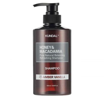 Honey & macadamia nature shampoo - amber vanilla 500 ml