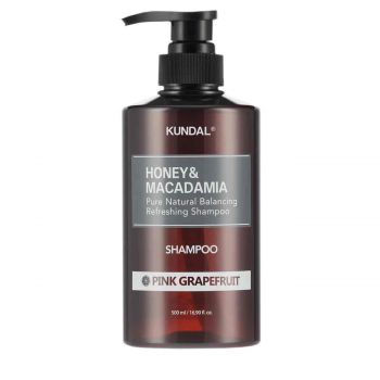 Honey & macadamia shampoo - pink grapefruit 500 ml