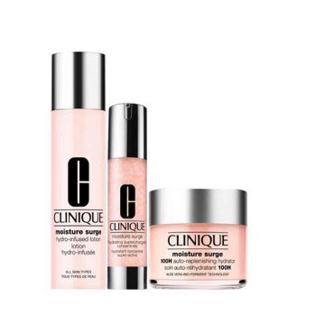 Moisture surge dewy for days face care set 373 ml