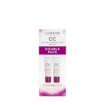 Cc color correcting cream foundation duo light set 60 ml