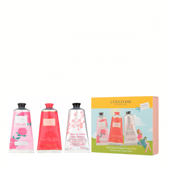 Pink flowers trio set 225 ml