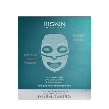 Anti-blemish bio cellulose facial mask box 125 ml