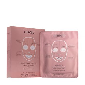 Rose gold brightening facial treatment mask box 150 ml