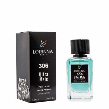 Apa de parfum Lorinna Ultra Male, no.306, Lorinna Paris, Barbati - 50 ml - inspirat din JPG Ultra Male