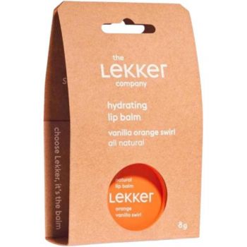 Balsam de buze Lekker Orange Vanilla Swirl Lip Balm, 8 g de firma original