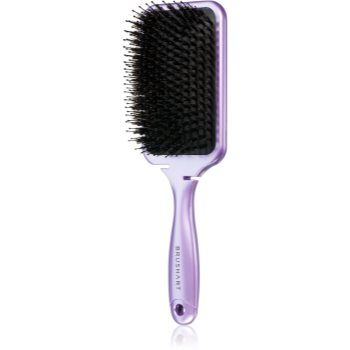 BrushArt Hair Boar bristle paddle hairbrush perie de par cu peri de mistret