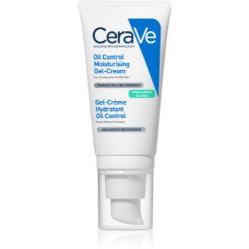 CeraVe Oil Control Moisturising Gel-Cream crema gel pentru hidratare. pentru ten mixt