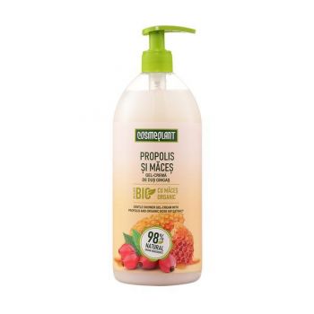 Gel-Crema de dus Gingas, cu propolis si extract de măceș organic, 1000 ml