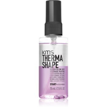 KMS Thermashape Quick Blow Dry spray pentru păr cu protecție termică pentru o uscare rapida