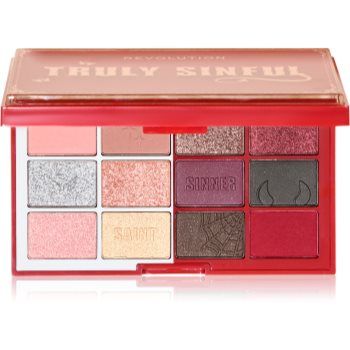 Makeup Revolution Truly Sinful Blood Palette paleta farduri de ochi