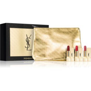 Yves Saint Laurent Rouge Pur Couture Satin Radiance set cadou pentru femei de firma original