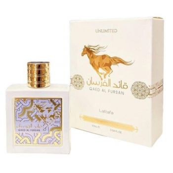 Apa de Parfum Unisex - Lattafa Perfumes EDP Qaed Al Fursan Unlimited, 90 ml