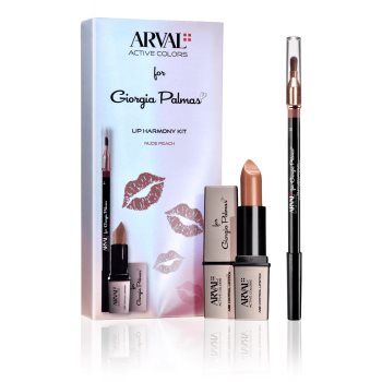 Arval THE LIP HARMONY KIT Nude Peach make-up set (pentru femei)