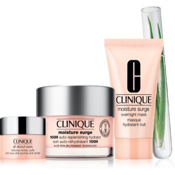 Clinique XMAS24 Hydrate & Glow 3 pcs set set cadou de Crăciun (pentru hidratare intensa)