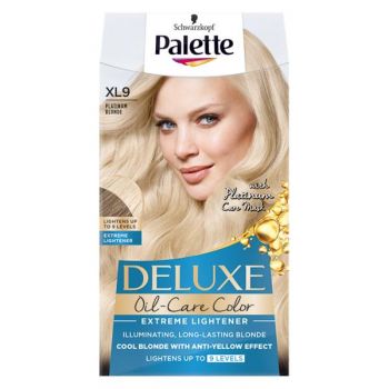 Decolorant de Par Permanent - Schwarzkopf Palette Deluxe Oil-Care Color Extreme Lightener, nuanta XL9 Platinum Blonde