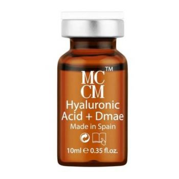 Fiola mezoterapie Mccm Acid Hialuronic + Dmae, trateaza si previne aparitia ridurilor 10 ml