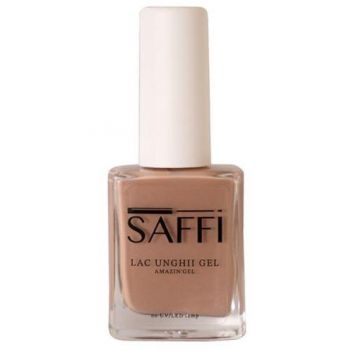 Lac de unghii rezistent fara lampa nr. 4 Beige Nude Saffi, 10 ml