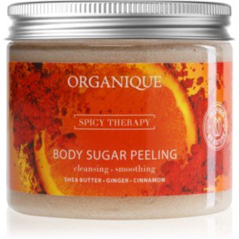 Organique Spicy Therapy exfoliant din zahar pentru fermitatea pielii