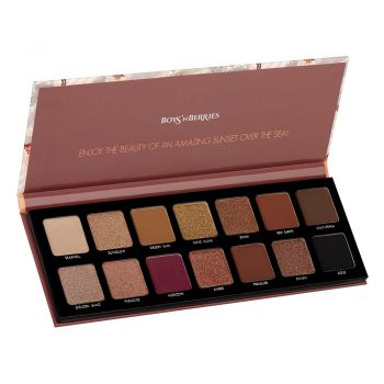 Paleta farduri Boys`n Berries 14K Pro Eyeshadow Palette Sunset Be