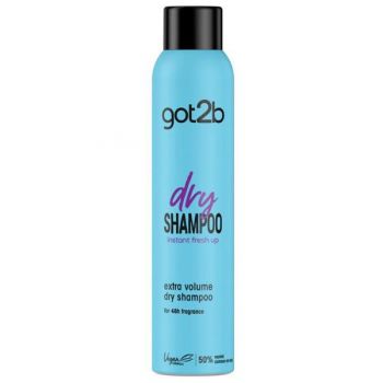 Sampon Uscat pentru Volum - Schwarzkopf Got2b Dry Shampoo Instant Fresh-up Extra Volume, 200 ml