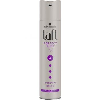 Spray Fixativ cu Fixare Puternica si Flexibila - Schwarzkopf Taft Perfect Flex Hairspray Hold 4, 250 ml