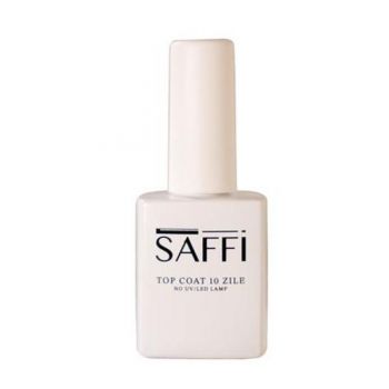 Top coat fara lampa 10 Zile Saffi, 10 ml