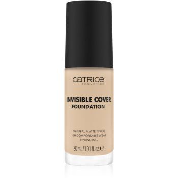 Catrice Invisible Cover Foundation makeup lichid cu efect matifiant