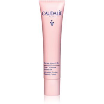 Caudalie Resveratrol-Lift Lightweight Firming Cashmere Cream cremă iluminatoare cu efect lifting pentru fermitatea pielii