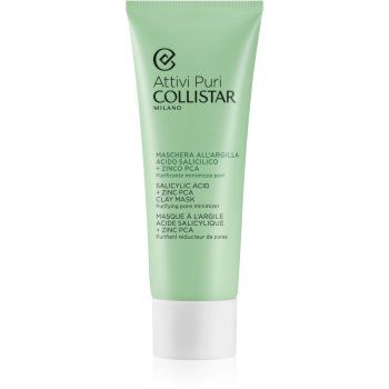 Collistar Attivi Puri Salicylic Acid + Zinc Clay Mask mască cu argilă cu acid hialuronic