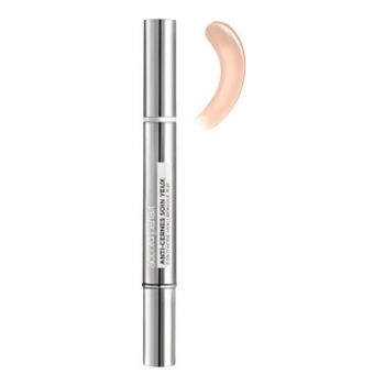 Corector Lichid pentru Ingrijirea Ochilor cu Acid Hialuronic - L'Oreal Paris Accord Parfait Anti-cernes Soin Yeux, nuanta 1-2.R/ 1-2.C Rose Porcelain, 2 ml