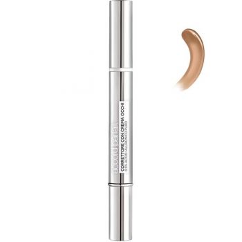 Corector Lichid pentru Ingrijirea Ochilor cu Acid Hialuronic - L'Oreal Paris Accord Parfait Eye-Cream in a Concealer, nuanta 7.5 - 9 Golden Honey, 2 ml