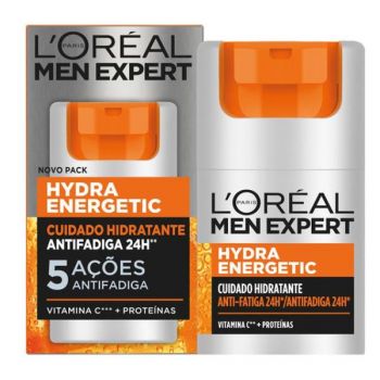 Crema de Fata pentru Barbati - L'Oreal Paris Men Expert Cuidado Hidratante Hydra Energetic, 50 ml