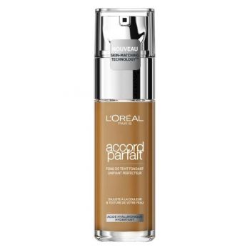 Fond de Ten Infuzat cu Acid Hialuronic - L'Oreal Paris Accord Parfait Maquillaje Acabado Modulare, nuanta 8.D/W, 30 ml