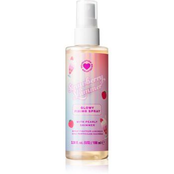 I Heart Revolution Milkshake Strawberry Shimmer spray pentru fixare și strălucire