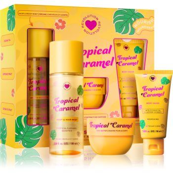 I Heart Revolution Tropical Caramel set cadou pentru corp