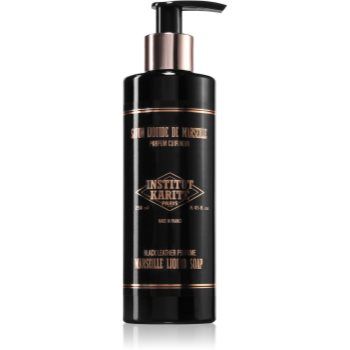 Institut Karité Paris Black Leather Marseille Liquid Soap săpun lichid de lux